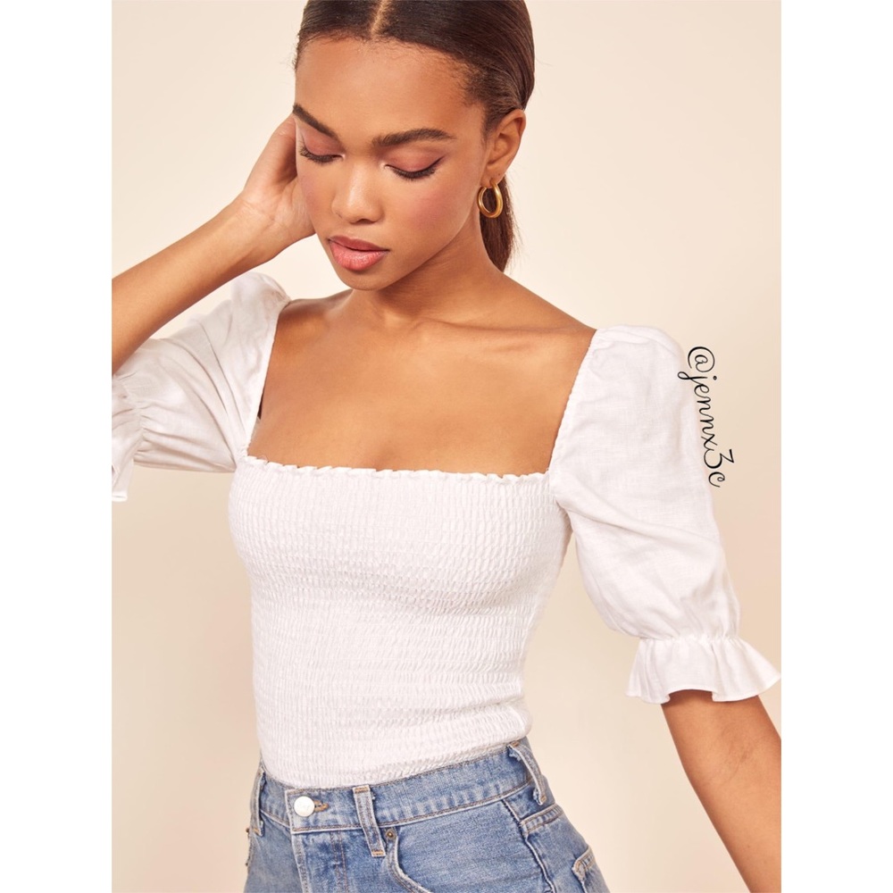 ❌[SOLD]❌Reformation Clementine Top || White